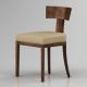 Contemporary Klismos Fabric Side Chair